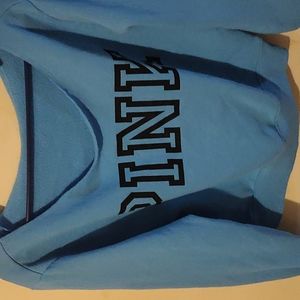 Victoria's Secret blue off the shoulder top